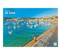 Carousel Worldwide St Ives - Calendario de pared 2027, formato A4, calendario mensual de 12 meses, fotografía de St Ives a todo color