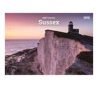 Carousel Worldwide Sussex - Calendario de pared 2027, formato A5, calendario mensual de 12 meses, fotografía Sussex a todo color