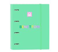 Carpeta Equipada BENETTON Mint, Din-A4 4 Anillas 30 mm.