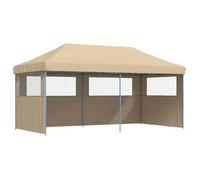 vidaXL, tienda de campaña para fiestas, 292 x 580 x 315 cm, color beige, fabricada en tela Oxford