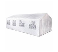 Carpa de recepción de 4 x 8 m, lutecia, blanco, 795 x 397 x 277 cm