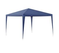 Carpa pabellón para jardín wedau metal 300 x 300 x 255 cm azul oscuro [casa.pro]