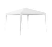 Carpa pabellón para jardín wedau metal 300 x 300 x 255 cm blanco [casa.pro]