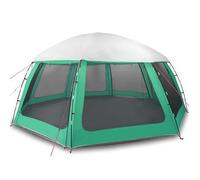 Carpa Para Piscina Con Desmontables Y Paredes Azul 612x612 Cm Vidaxl
