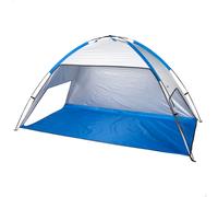 Carpa Paravientos Playa UV50 para 2 Personas, 12x10x60 Cm, Azul