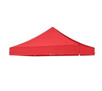 Carpa plegable cuadrada de 3 x 3 m, impermeable, resistente a los rayos UV, tela Oxford, para fiestas, techo de repuesto para cenador de jardín, terraza, exterior, tienda de jardín con protección