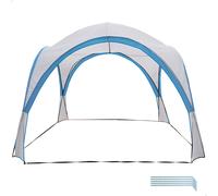 Carpa Plegable Impermeable Aktive, 320x320x260 Cm, Azul y Gris
