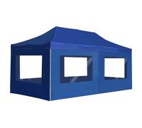 Carpa Plegable Profesional Con Paredes Aluminio Azul 6x3m Vidaxl