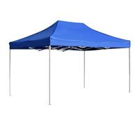 Carpa Plegable Profesional De Aluminio Azul 4,5x3 M Vidaxl