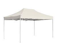 Carpa Plegable Profesional De Aluminio Crema 4,5x3 M Vidaxl