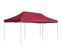 Carpa Plegable Profesional De Aluminio Rojo Vino Tinto 6x3m Vidaxl