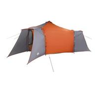 Carpa Tipi Con Techo Gris Y Naranja 492 X 492 X 275 Cm Tafetán Vidaxl