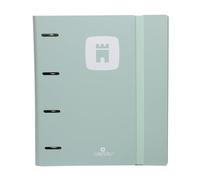 Carpebloc Casterli Polyfoam 4 Anilla C/Gom Rec 100h+Separador (Verde Claro, Polyfoam 4 anillas)