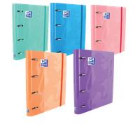 CARPEBLOC OXFORD A4 COLORES TENDENCIA CARPETA ANILLAS CON RECAMBIO CARTÓN EUROPEANBINDER. COLORES SURTIDOS