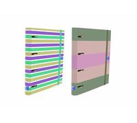 Carpebloc oxford school europeanbinder color block a4+ 4 an.mixtas 35m