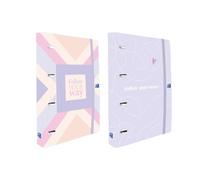 Carpebloc oxford school europeanbinder cute polyfoam pp a4+ 4 an.mixta