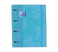 Carpebloc Oxford School Europeanbinder Touch A4+ 4 An.Mixtas 35Mm Con Recambio 100 Hj. Cuadric.5X5 Azul Pastel (Set de 4)