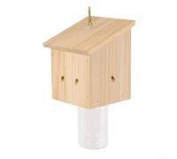 Carpenter - Trampa para abejas de madera para exteriores, para colgar en el jardín, resistente a la intemperie, respetuoso con el medio ambiente, control de plagas para cubierta, cobertizo, protección