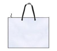 Carpeta A2, 63 * 47,1 cm Carpeta para dibujos Poster-Organizer, Carpeta DIN A2, Carpeta transparente con rejilla, Carpeta de arte con asa y cremallera, Bolso portafolio para llevar obras de arte