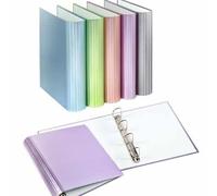 Carpeta a4 4 anillas 25mm serie metal cartón forrado colores metálizdos Morado