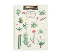 Carpeta a4 con pinza botanical cacti
