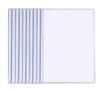 Carpeta A4 con varilla de dibujo gruesa for documentos, transparente, 20 piezas para Documentos
