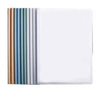 Carpeta A4 con varilla de dibujo gruesa for documentos, transparente, 20 piezas para Documentos