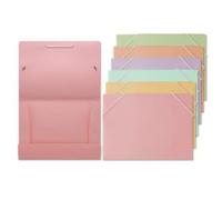 Carpeta A5 gomas solapa pastel Naranja pastel