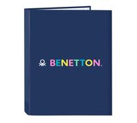 Carpeta Archivador BENETTON Cool, Folio 4 Anillas 25 mm.