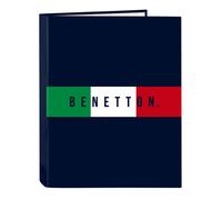 Carpeta Archivador BENETTON Flag, Folio 4 Anillas 25 mm.