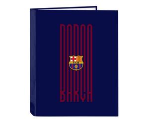 Carpeta Archivador F.C. BARCELONA, Folio 4 Anillas 25 mm.