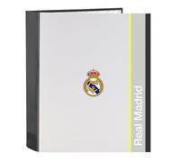 Carpeta Archivador REAL MADRID 1ª Equip. 2025/26, Folio 4 Anillas 40 mm.