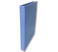 Carpeta Archivador SARO PVC Azul Celeste, Folio 4 Anillas 25 mm.