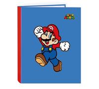 Carpeta Archivador SUPER MARIO BROS World, Folio 4 Anillas 25 mm.