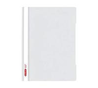 Carpeta archivadora A4 'Quality', PP con tapa delantera transparente, gris, 10 unidades