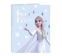 Carpeta con Folios 4 Anillas de Frozen II True at Heart, 265x330mm