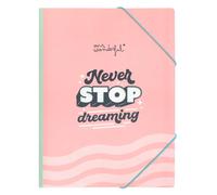 Carpeta con hojas transparentes - Never stop dreaming