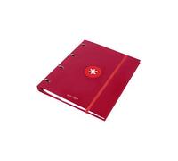 Carpeta con recambio liderpapel antartik a4 cuadro 5mm forrada 4 anillas 25mm redondas PERGAMINO