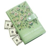 Carpeta de ahorro de dinero, planificador de efectivo, gastos, gestión de facturas, organizador financiero