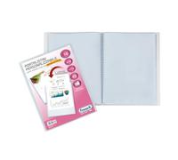 Carpeta de anillas Favorit con sobres fijos y bolsillo frontal - 10 hojas transparentes - 22x30 cm A4