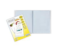 Carpeta de anillas Favorit con sobres fijos y bolsillo frontal personalizable - 40 hojas transparentes - 22x30 cm A4