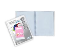 Carpeta de anillas Favorit con sobres fijos y bolsillo frontal personalizable - 60 hojas transparentes - 15x21 cm A5