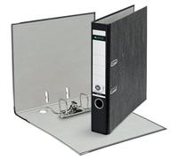 Carpeta de anillas Leitz Quality 180°, paquete de 20, A4, cartón, negro | Mecanismo 180° patentado; archivado fácil y rápido; lomo de 5,2 cm; para trabajo, colegio u hogar.