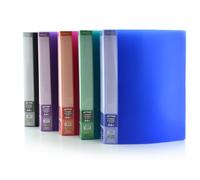 Carpeta de anillas office box pp twill supra a4 4 an.25mm 5 col.surt.