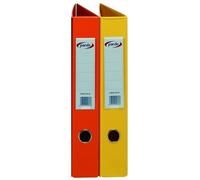 Carpeta de anillas pardo plastico extra fº 4 an.mixtas 40mm naranja