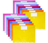 Carpeta de archivo A4, con 14 compartimentos, 11 ranuras, cierre de velcro y compartimento para etiquetas, funda impermeable para documentos, ideal para la protección segura de documentos (disponible 