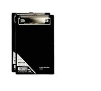 Carpeta De Documentos 2 uds portapapeles negro Simple A4 B5 carpeta de archivos con Clip A5 menú restaurante almohadilla escritura A6 Mini tablero(12X18.5CM)