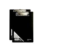 Carpeta De Documentos 2 uds portapapeles negro Simple A4 B5 carpeta de archivos con Clip A5 menú restaurante almohadilla escritura A6 Mini tablero(A5)