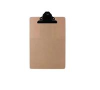 Carpeta De Documentos Portapapeles A4 de grano madera, Clip for tablero archivos, fibra dura gruesa, almohadilla escritura for estudiantes, bolígrafo, férula insertable, copia reuniones(16x23cmA5)