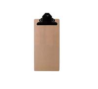 Carpeta De Documentos Portapapeles A4 de grano madera, Clip for tablero archivos, fibra dura gruesa, almohadilla escritura for estudiantes, bolígrafo, férula insertable, copia reuniones(10.5x22cmA7)